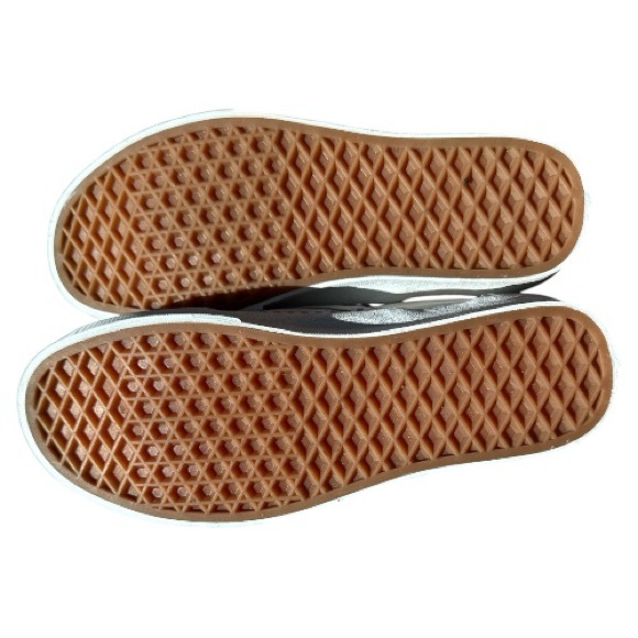 VANS Off The Wall, New, Never Worn Slip On Cream Shoes Women's Size 7, Men's 5.5 - Picture 7 of 8